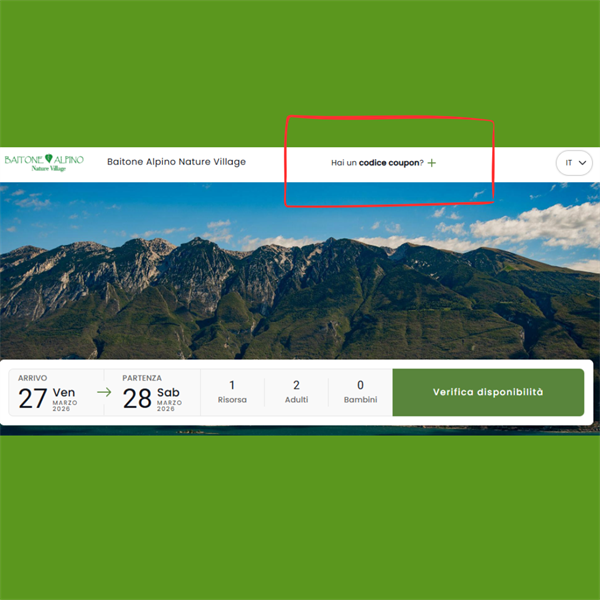 Come utilizzare un codice sconto